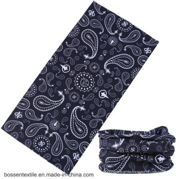 Nach Maß Vollform Paisley gedruckt Polyester Bandana Buff (BO1126)